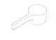DORNBRACHT-Griff-ERSATZTEILE-092071001-46-x-29-x-111-mm-chr-gebuerstet-092071001-93 gallery number 1